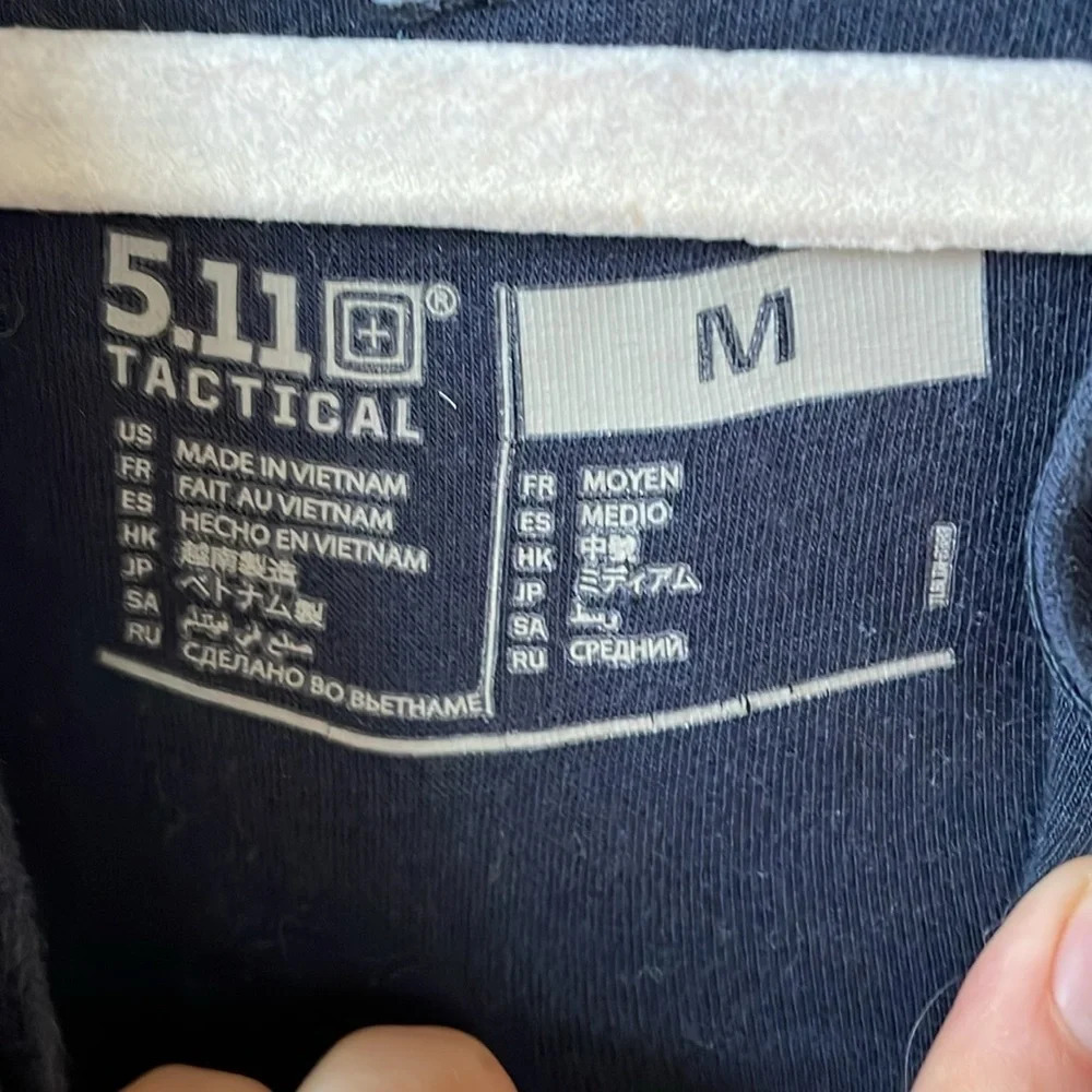5.11 Tactical Audrey crossover wrap lightweight jacket navy blue women’s medium - Picture 4 of 5